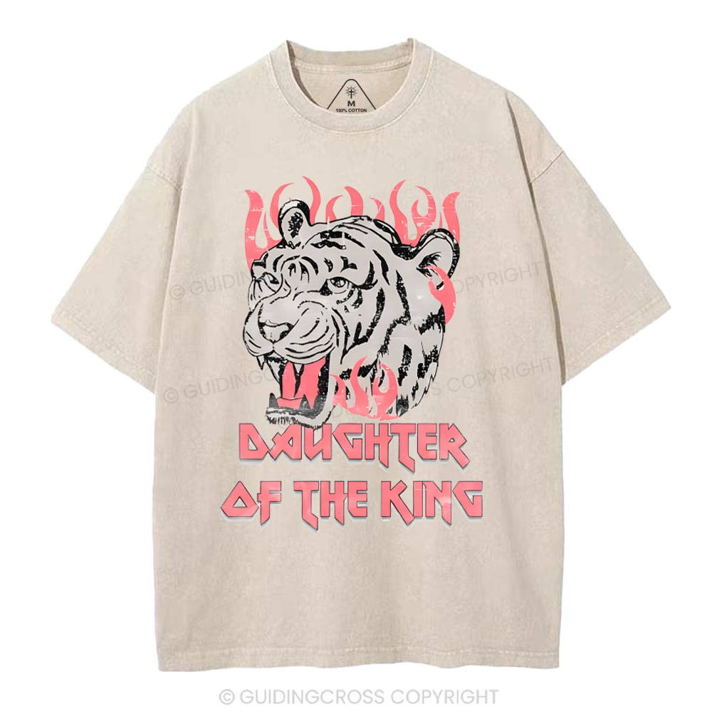 Daughter Of The King Christian Washed T-Shirt
