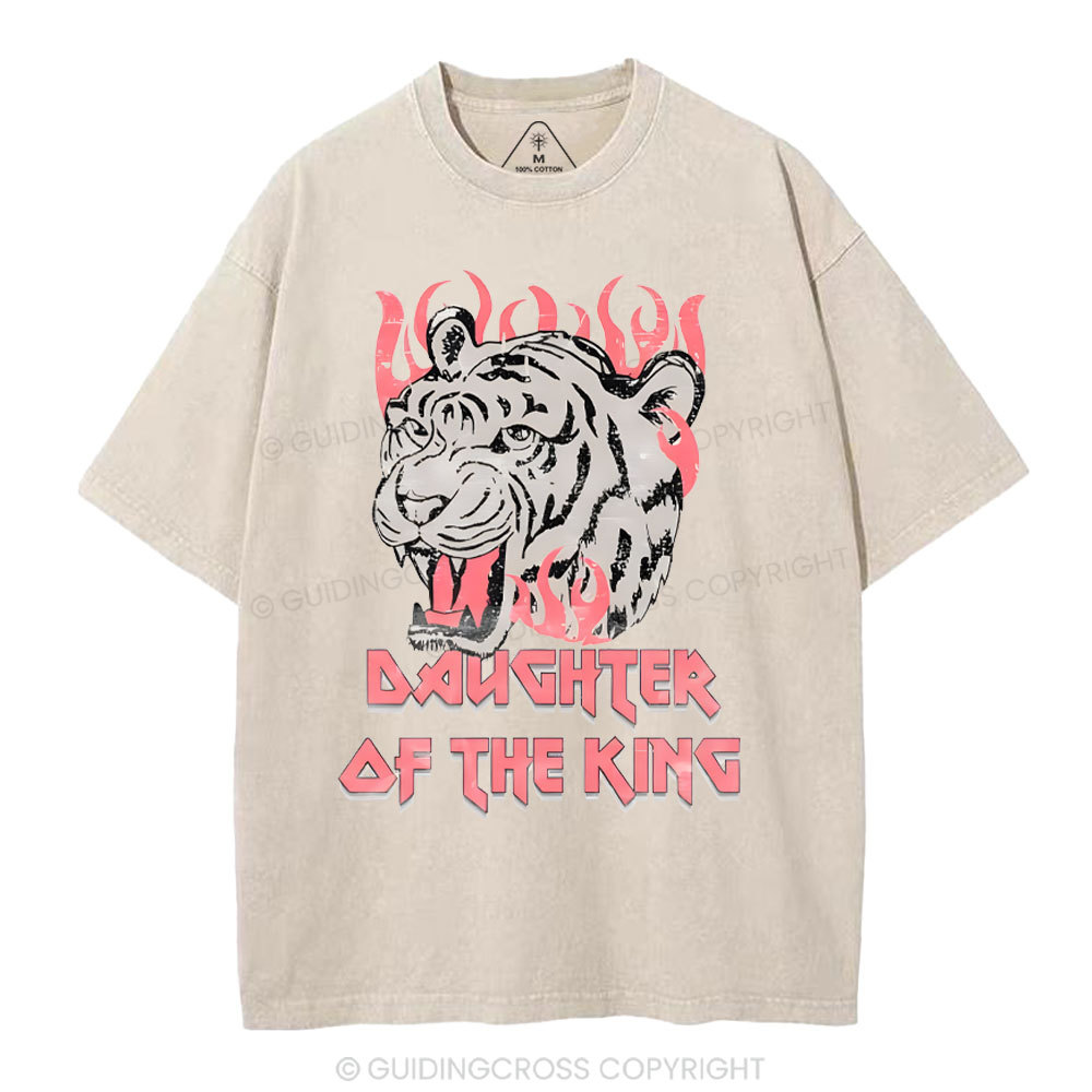 Daughter Of The King Christian Washed T-Shirt