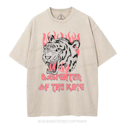 Daughter Of The King Christian Washed T-Shirt