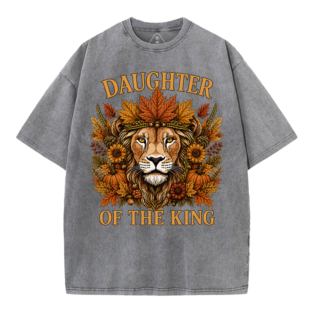 Daughter Of The King Christian Washed T-Shirt