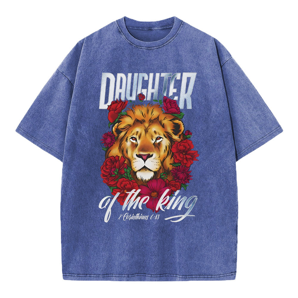 Daughter Of The King Christian Washed T-Shirt