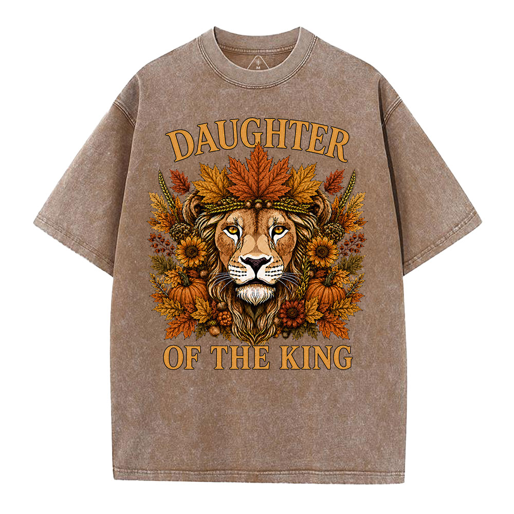 Daughter Of The King Christian Washed T-Shirt