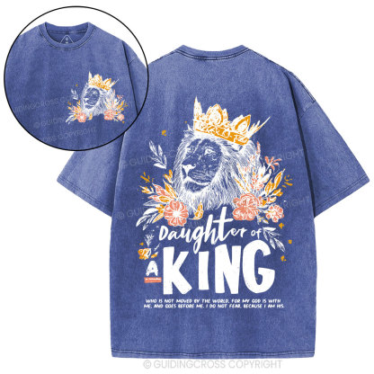 Daughter Of  The King Christian Washed T-Shirt
