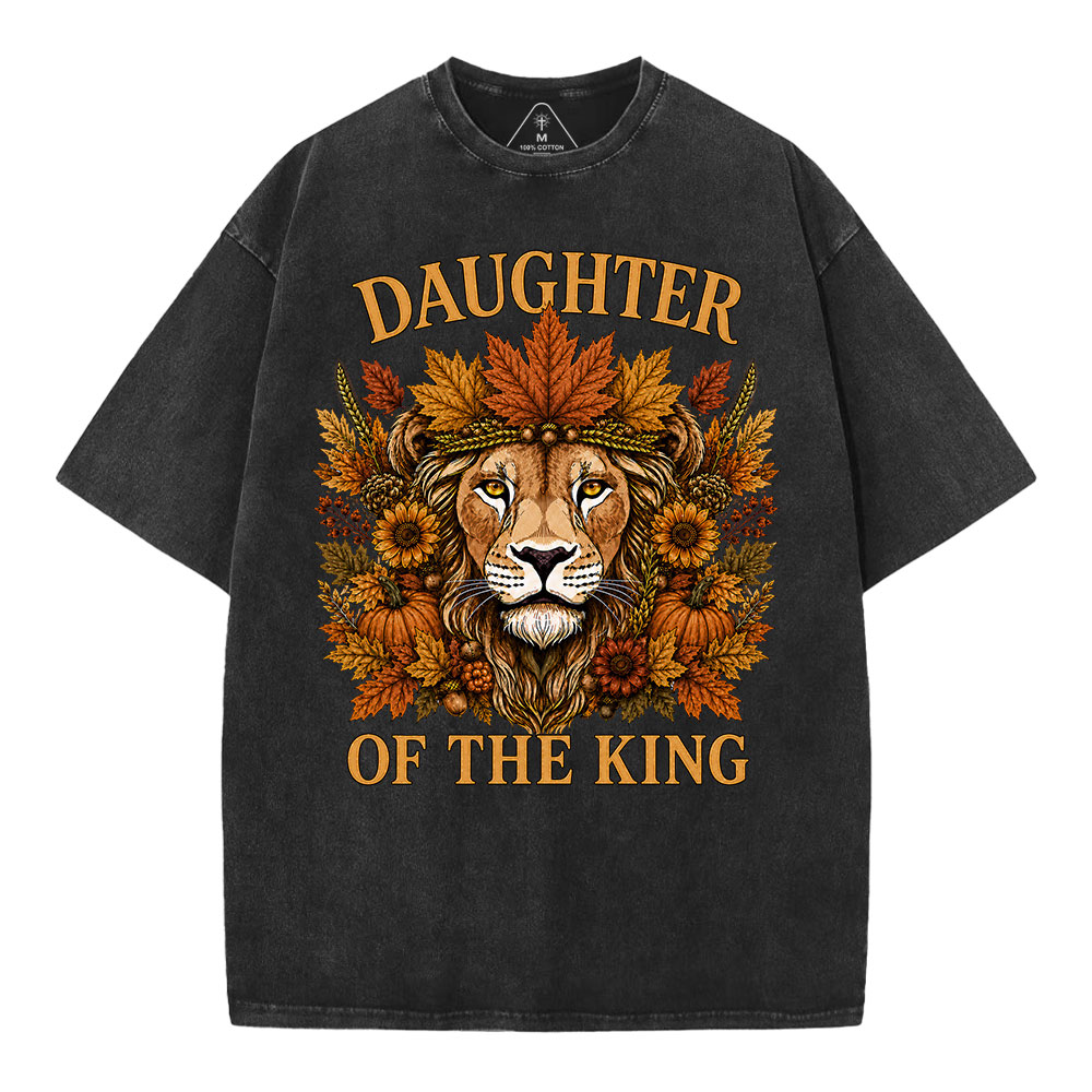 Daughter Of The King Christian Washed T-Shirt
