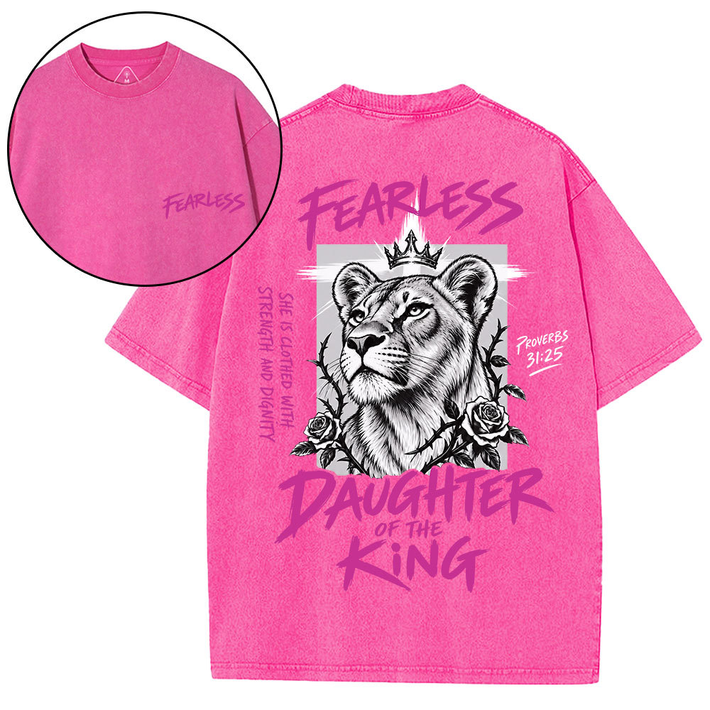 Daughter Of The King Christian Washed T-Shirt