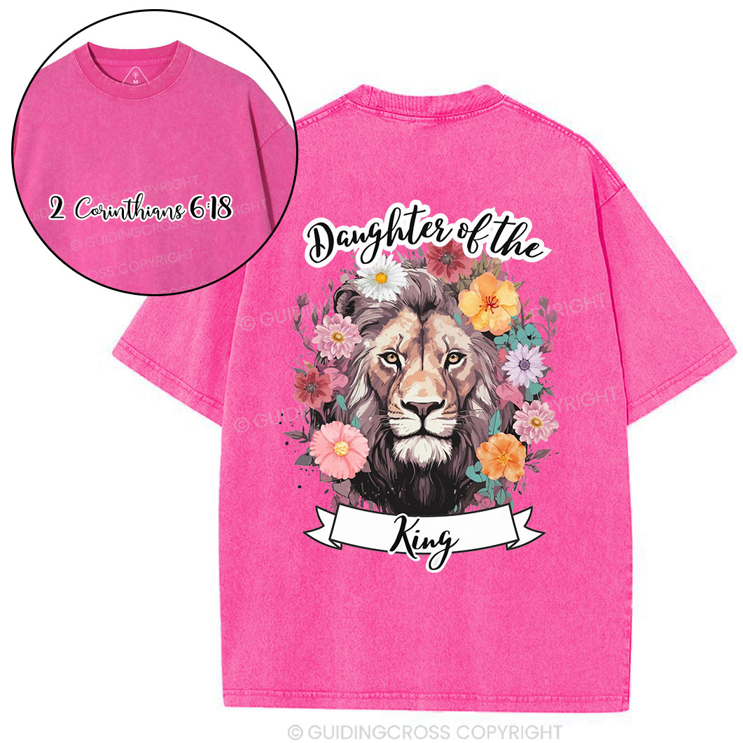 Daughter Of The  King Christian Washed T-Shirt