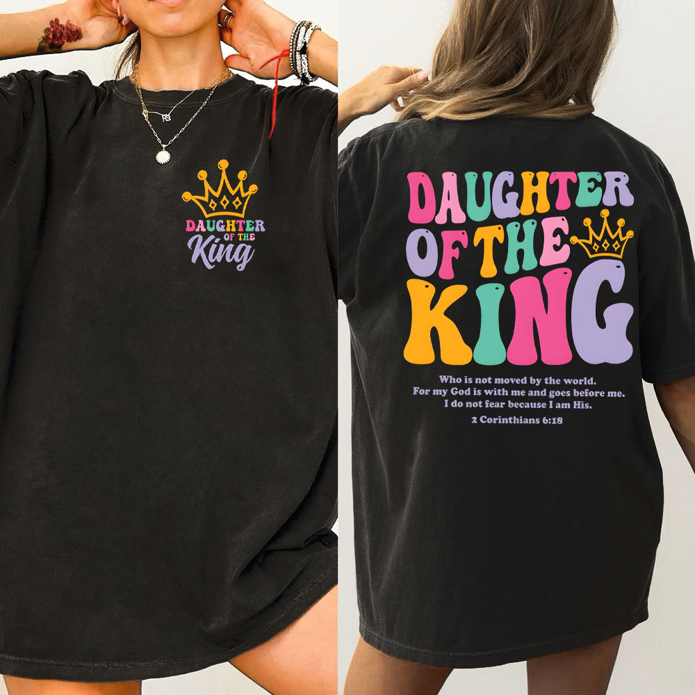 Daughter Of The King Christian Washed T-Shirt