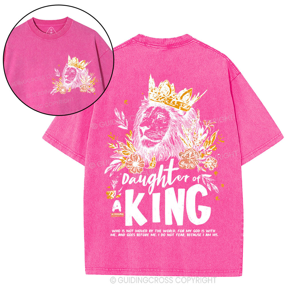 Daughter Of  The King Christian Washed T-Shirt