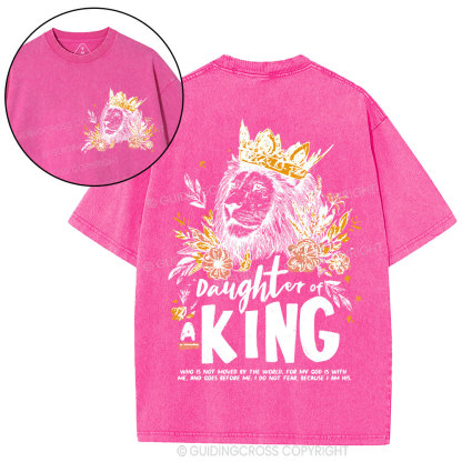 Daughter Of  The King Christian Washed T-Shirt
