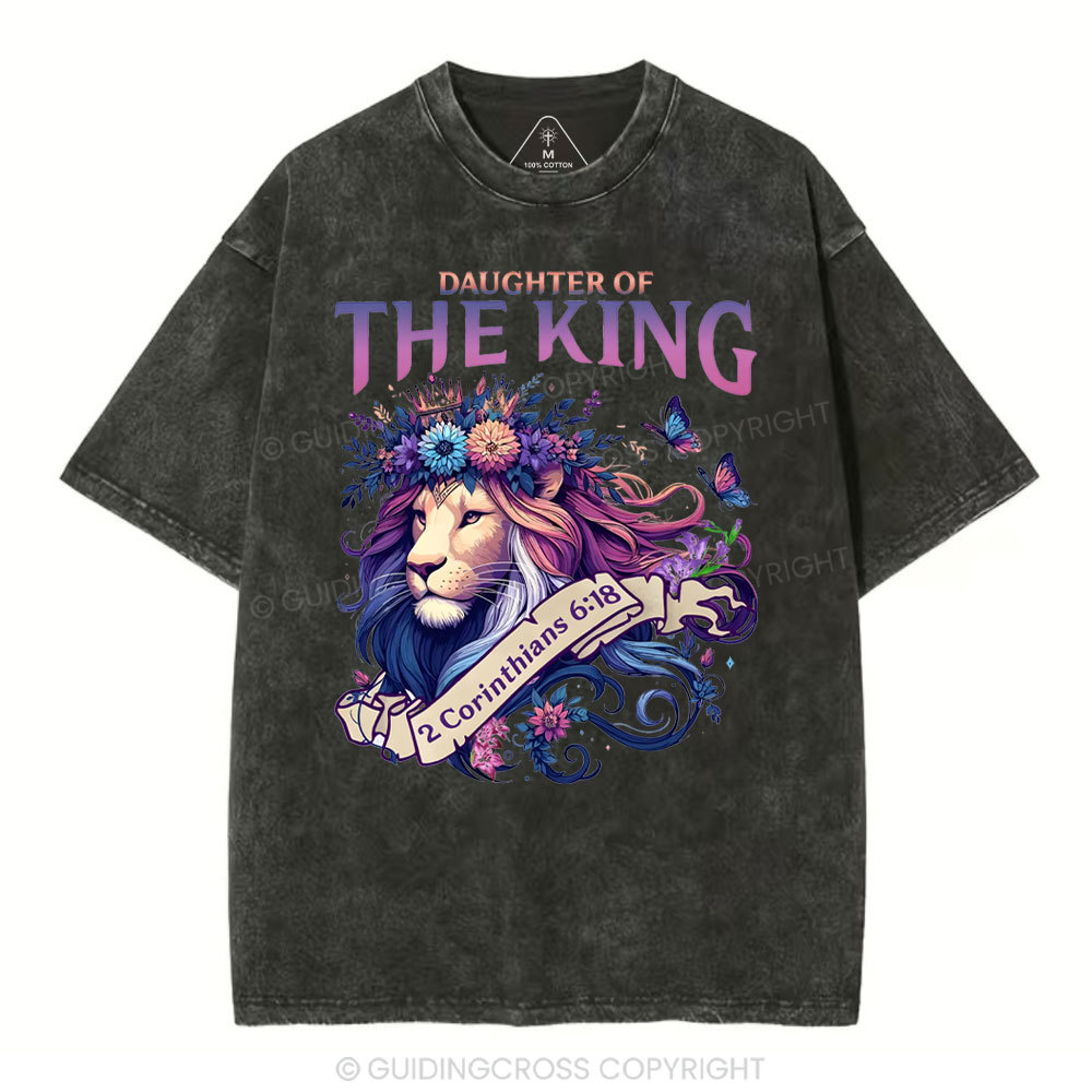 Daughter Of The King Christian Washed T-Shirt