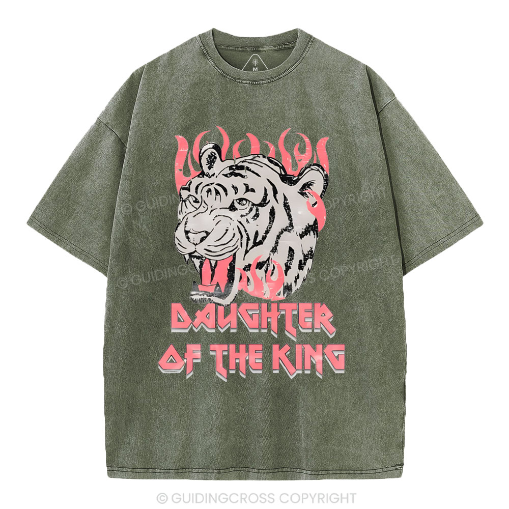 Daughter Of The King Christian Washed T-Shirt