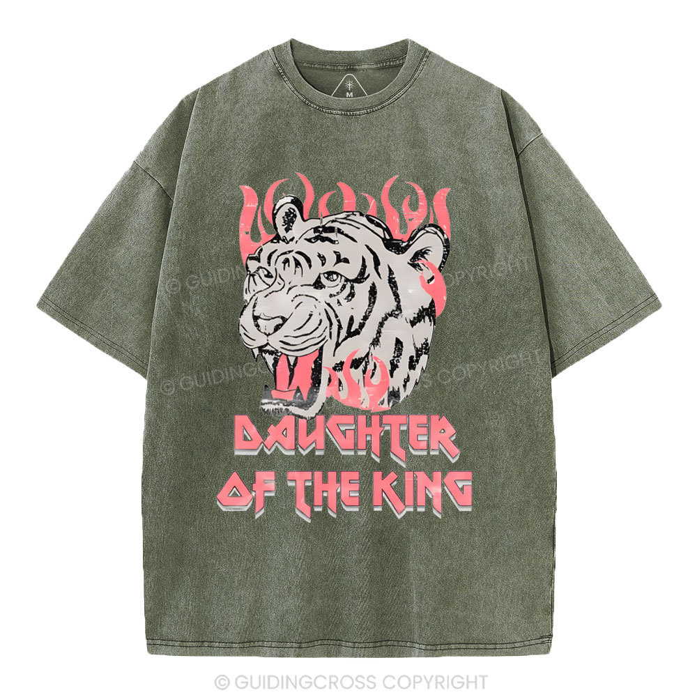 Daughter Of The King Christian Washed T-Shirt