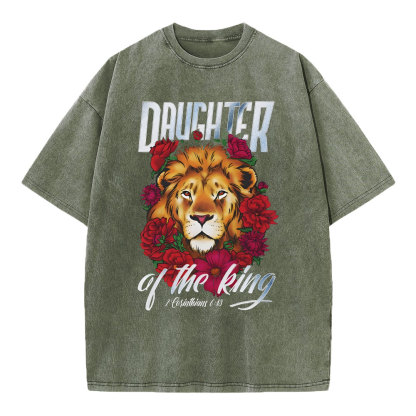 Daughter Of The King Christian Washed T-Shirt