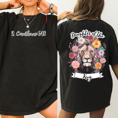 Daughter Of The  King Christian Washed T-Shirt