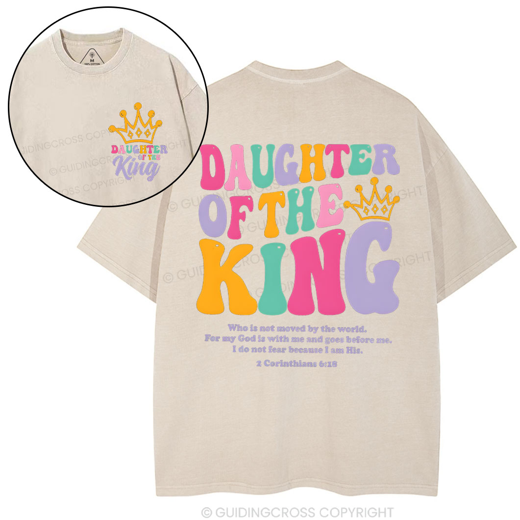 Double-Sided Vintage Washed Christian Sample T-Shirt Sale - GuidingCross