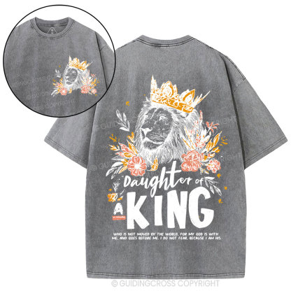 Daughter Of  The King Christian Washed T-Shirt
