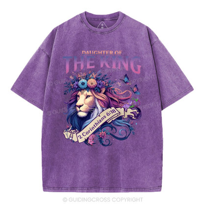 Daughter Of The King Christian Washed T-Shirt