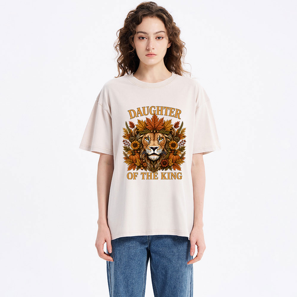 Daughter Of The King Christian Washed T-Shirt