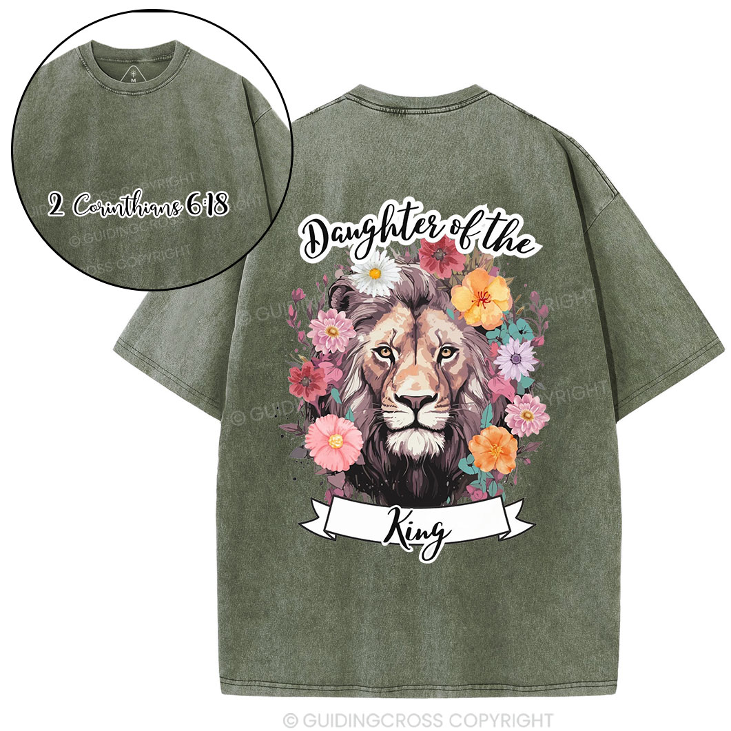 Daughter Of The  King Christian Washed T-Shirt