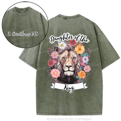 Daughter Of The  King Christian Washed T-Shirt
