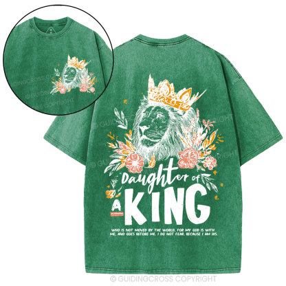 Daughter Of  The King Christian Washed T-Shirt