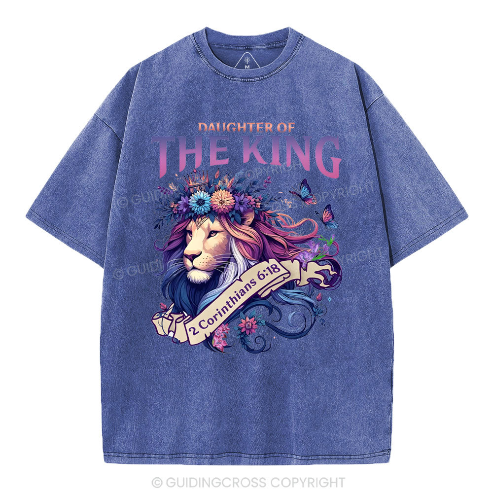 Daughter Of The King Christian Washed T-Shirt