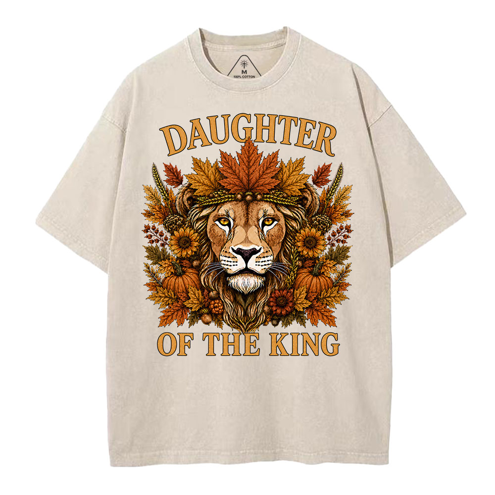 Daughter Of The King Christian Washed T-Shirt