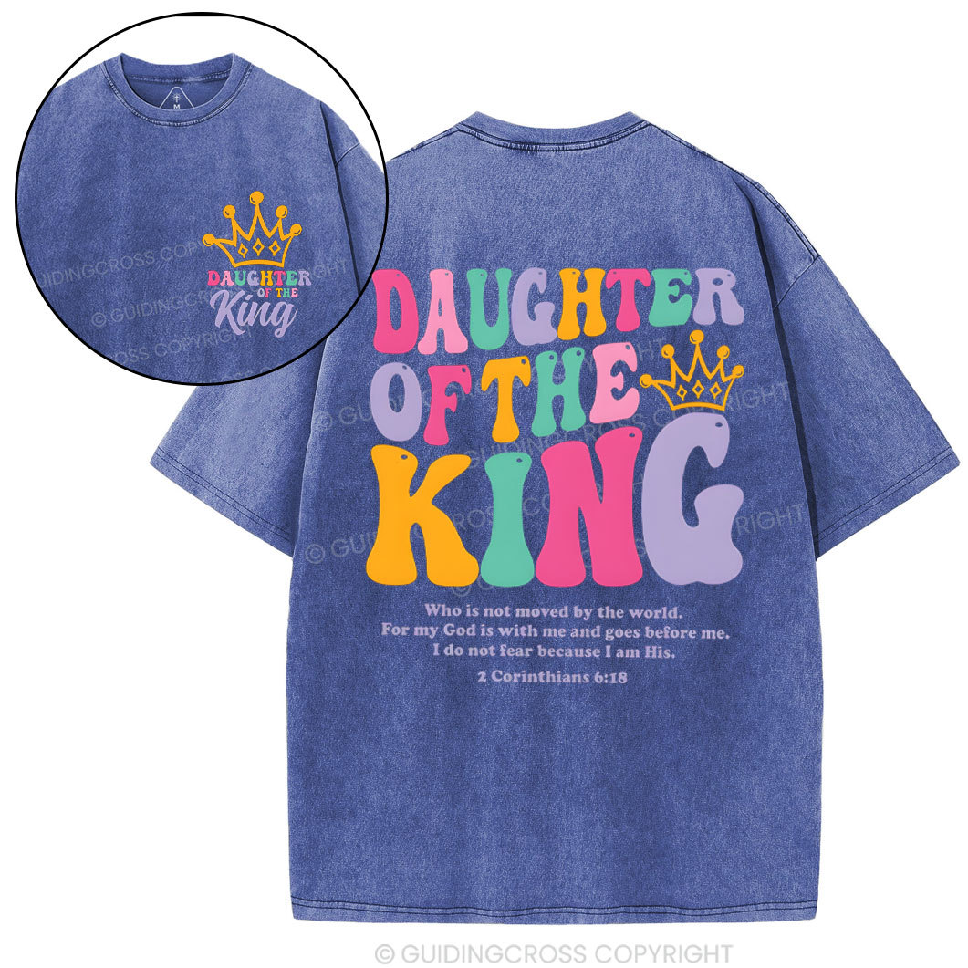 Daughter Of The King Christian Washed T-Shirt