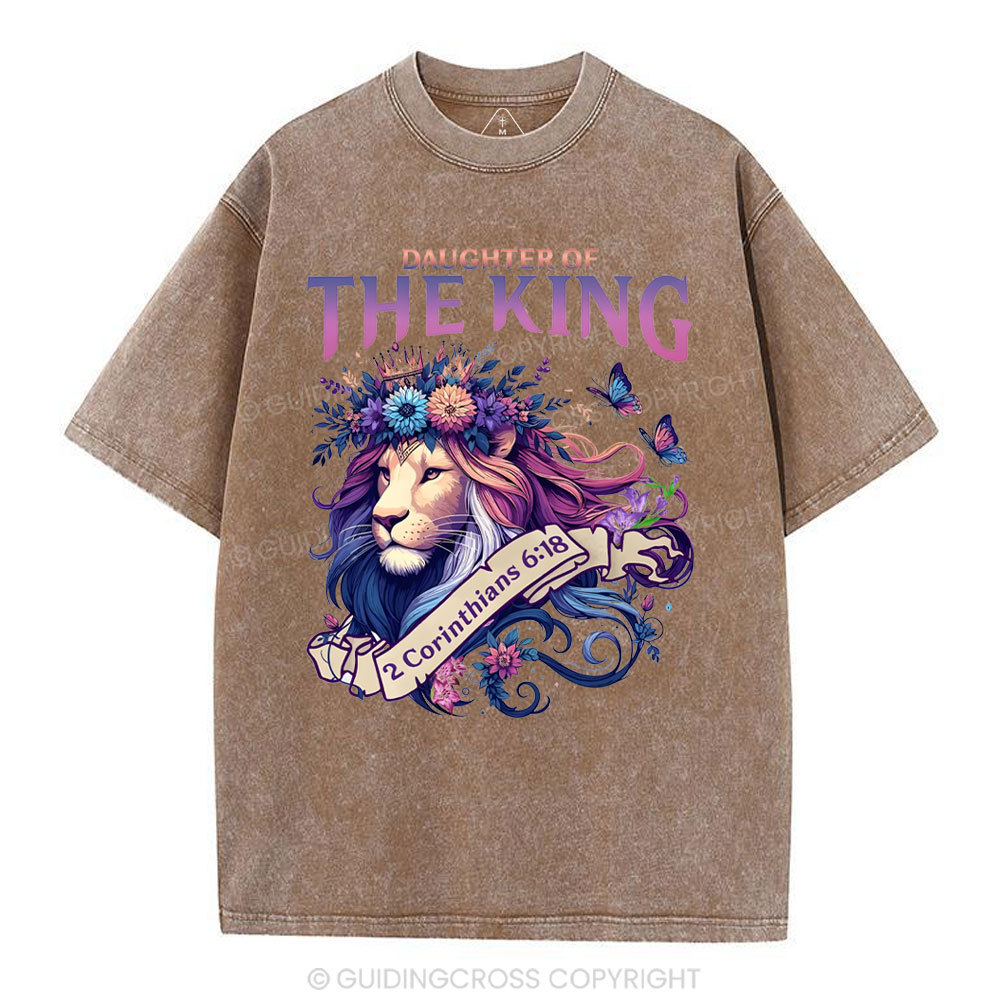 Daughter Of The King Christian Washed T-Shirt