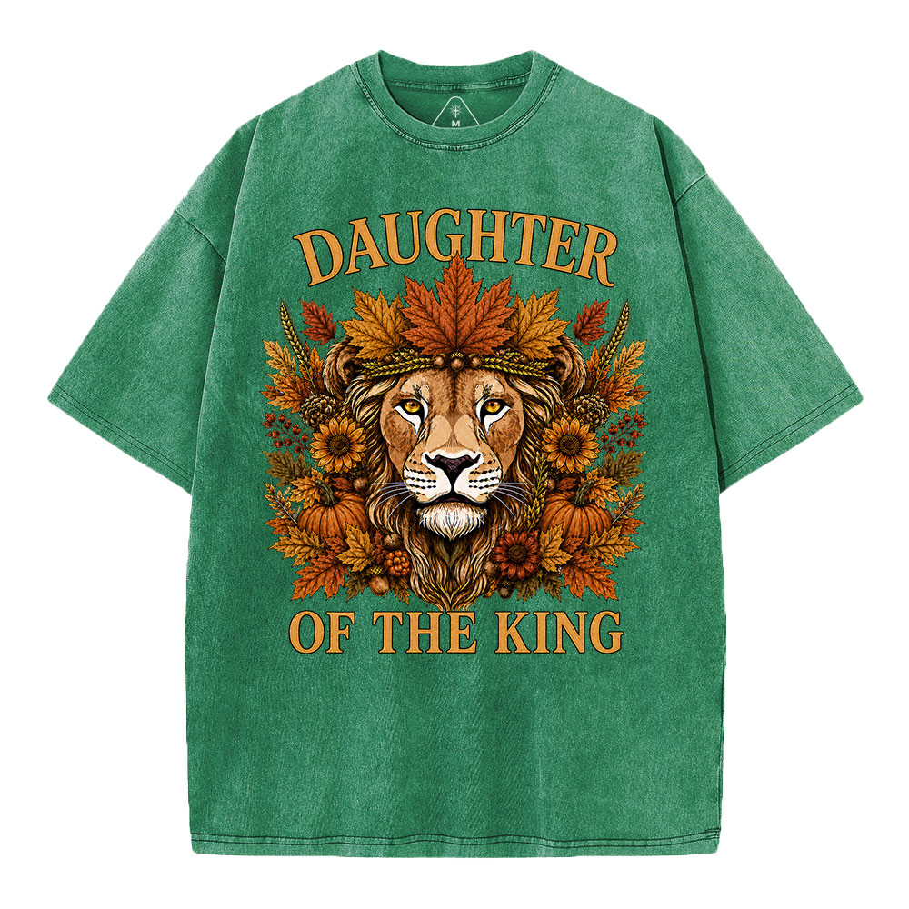 Daughter Of The King Christian Washed T-Shirt