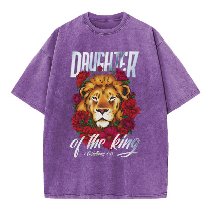 Daughter Of The King Christian Washed T-Shirt