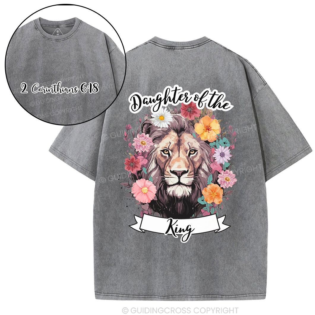 Daughter Of The  King Christian Washed T-Shirt
