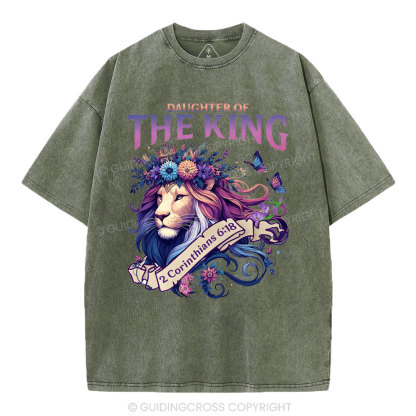Daughter Of The King Christian Washed T-Shirt
