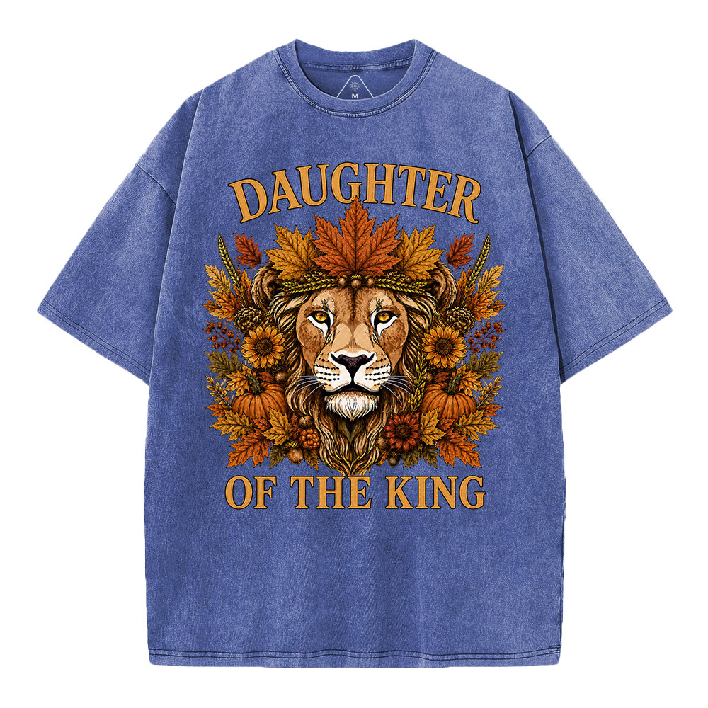 Daughter Of The King Christian Washed T-Shirt
