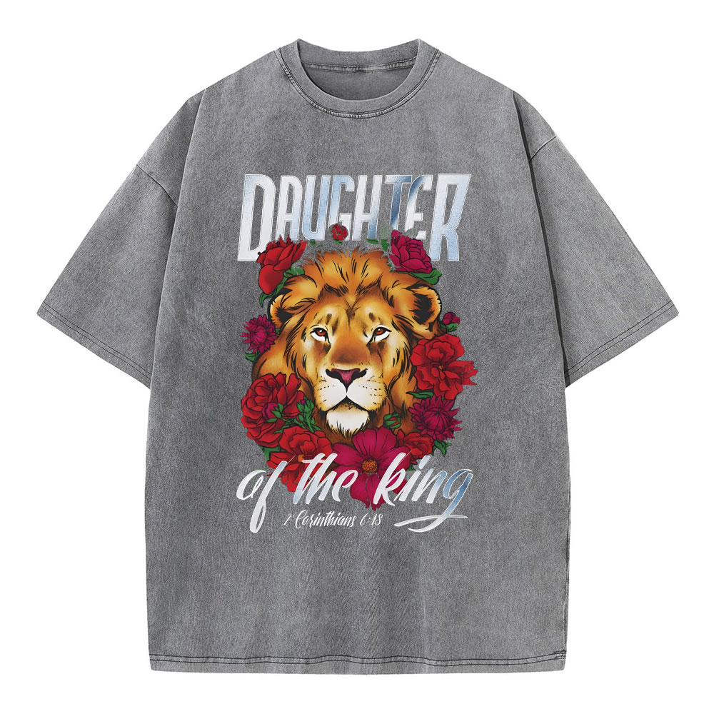 Daughter Of The King Christian Washed T-Shirt