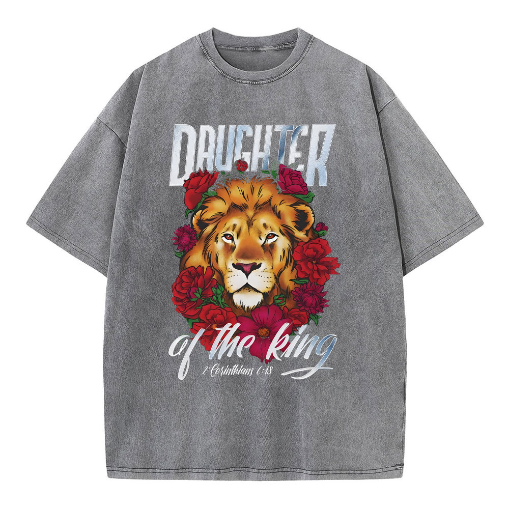 Daughter Of The King Christian Washed T-Shirt