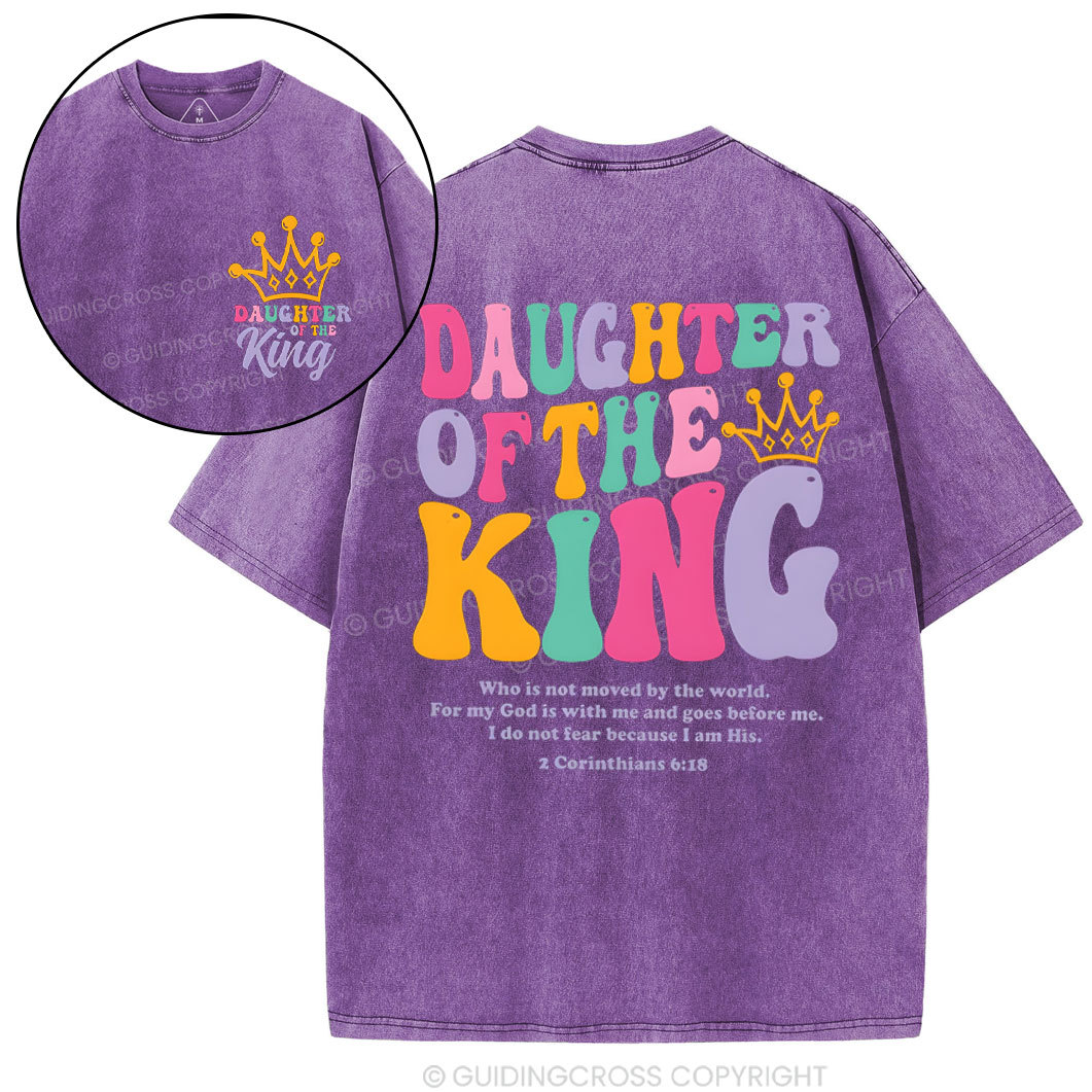 Daughter Of The King Christian Washed T-Shirt