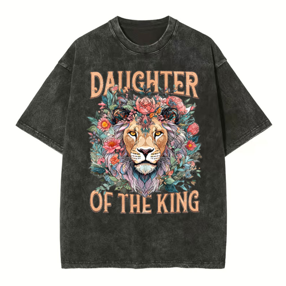 Daughter Of The King Christian Washed T-Shirt