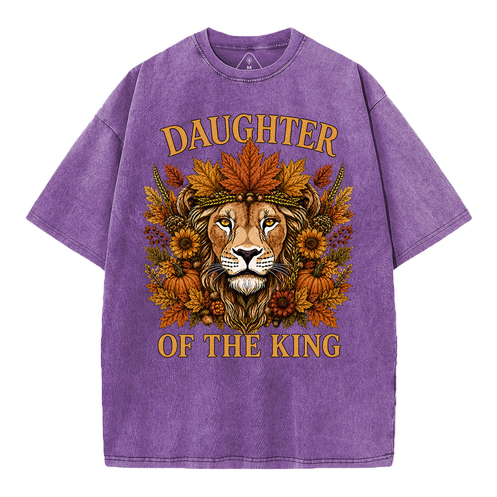 Daughter Of The King Christian Washed T-Shirt