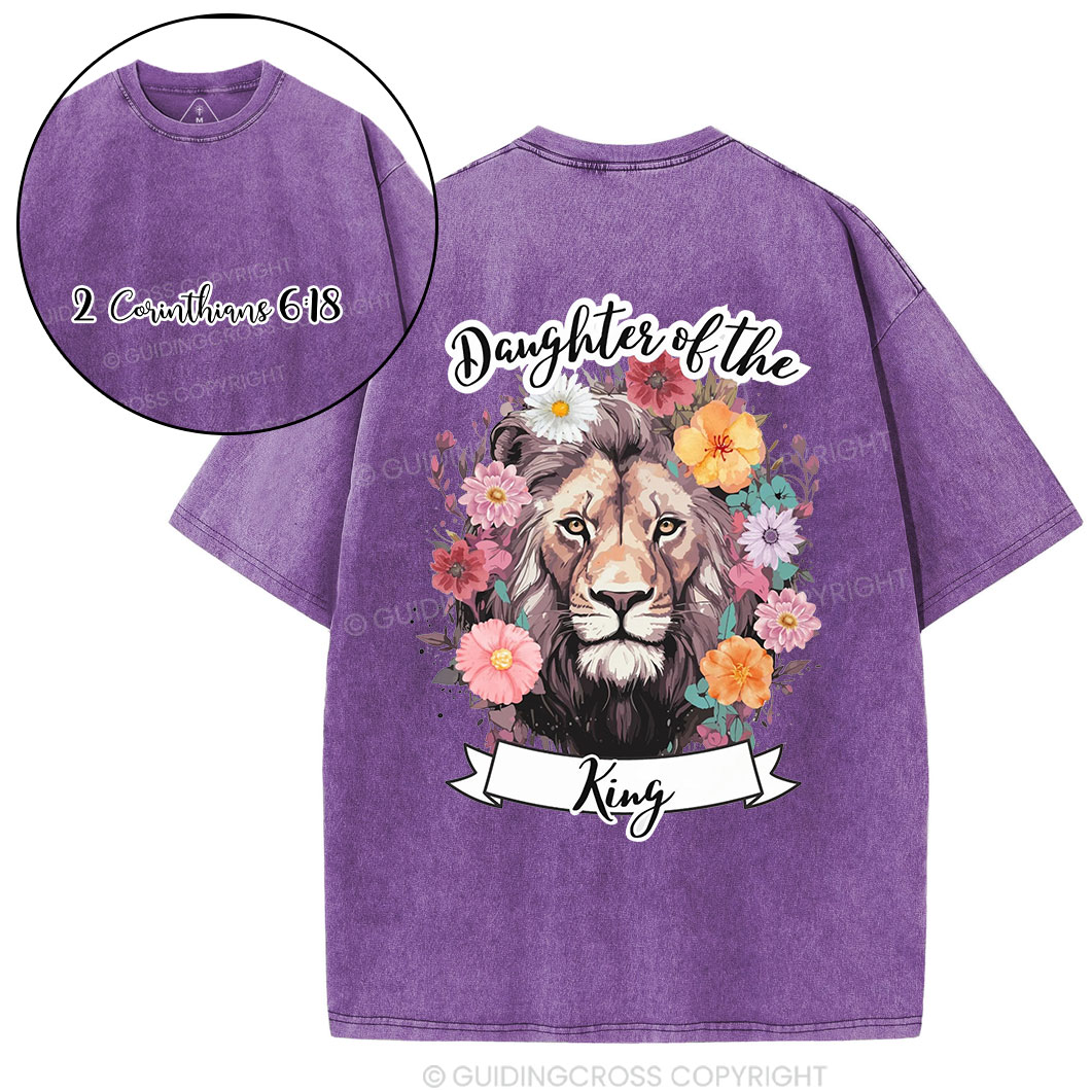 Daughter Of The  King Christian Washed T-Shirt