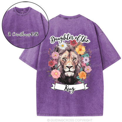 Daughter Of The  King Christian Washed T-Shirt