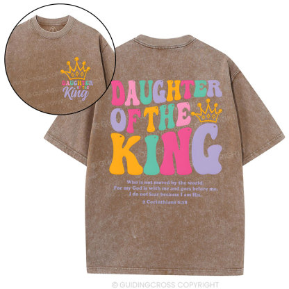 Daughter Of The King Christian Washed T-Shirt