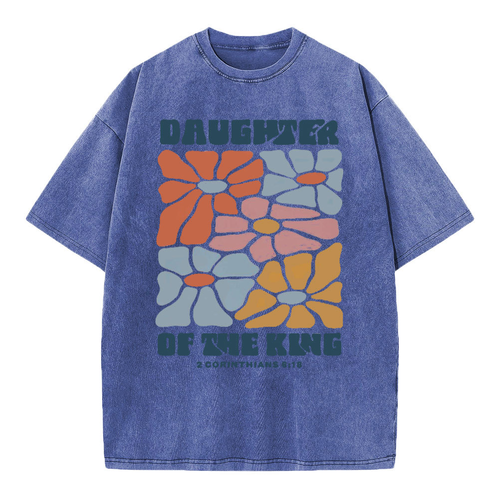 Daughter Of The King Christian Washed T-Shirt