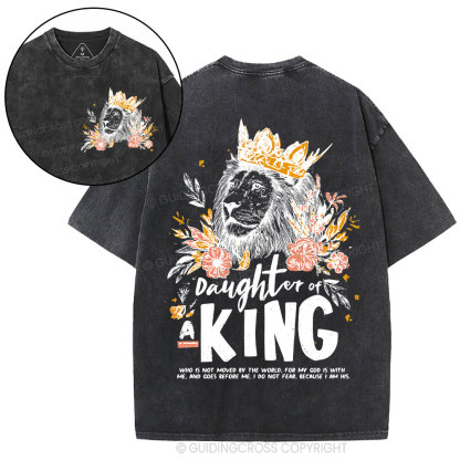 Daughter Of  The King Christian Washed T-Shirt