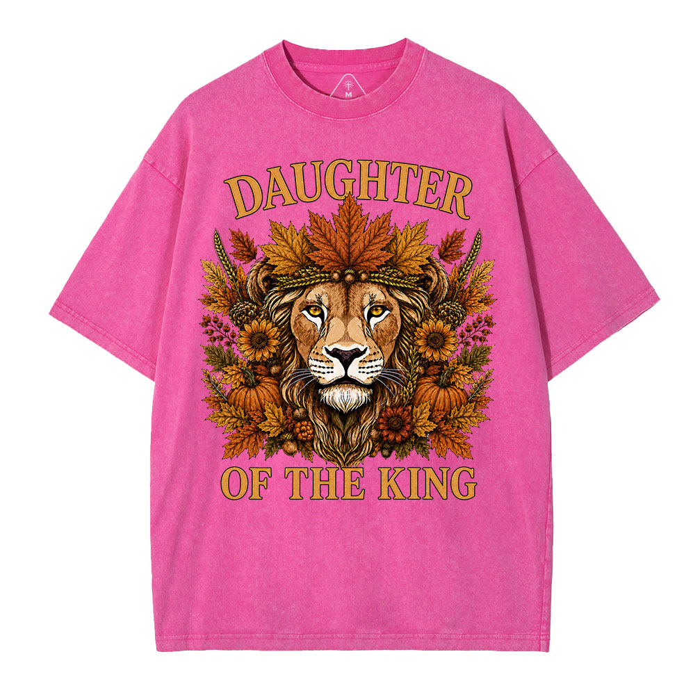 Daughter Of The King Christian Washed T-Shirt