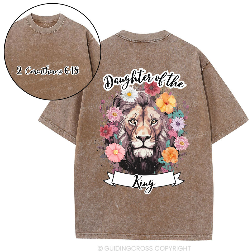 Daughter Of The  King Christian Washed T-Shirt