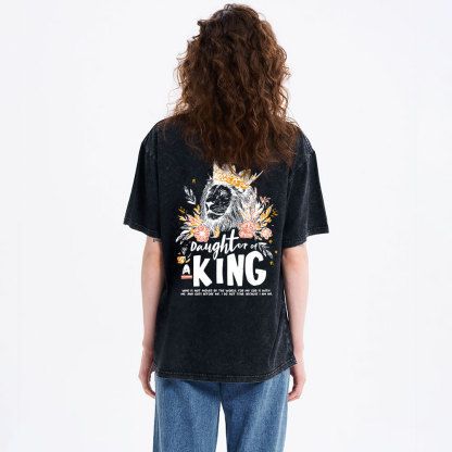 Daughter Of  The King Christian Washed T-Shirt