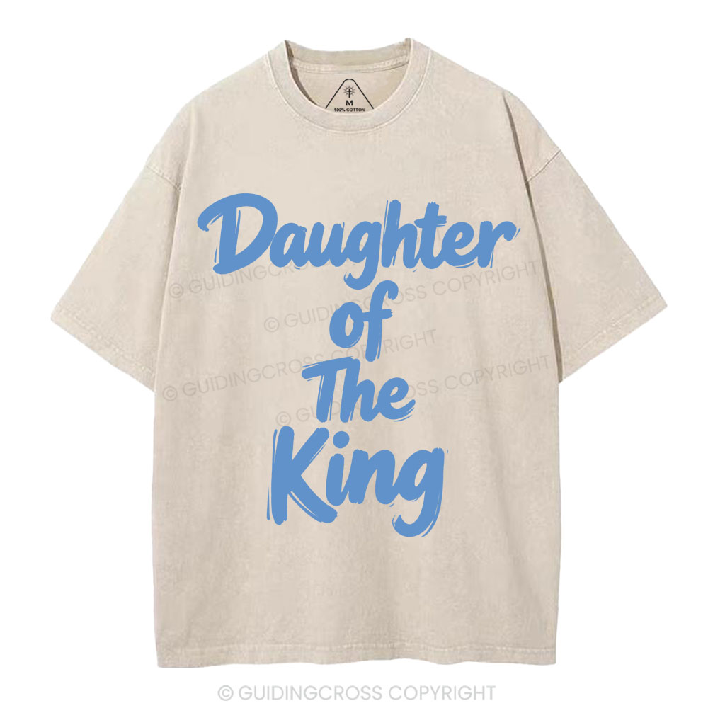 Daughter Of The King Christian Washed T-Shirt
