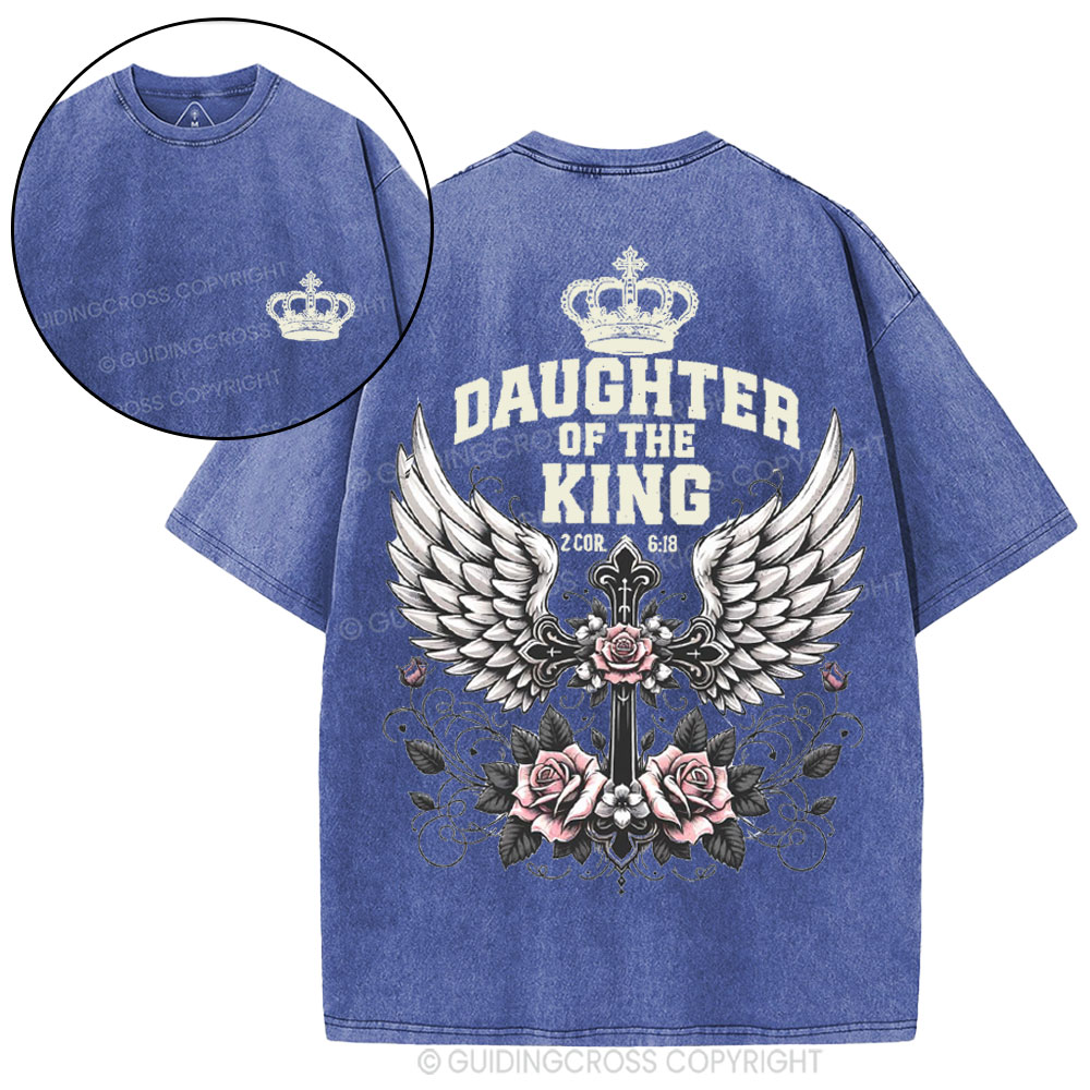 Daughter Of The King Christian Washed T-Shirt