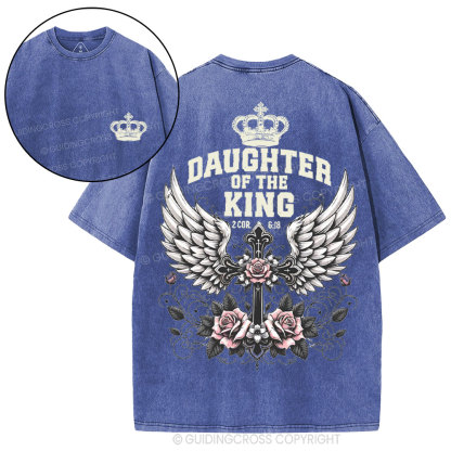 Daughter Of The King Christian Washed T-Shirt